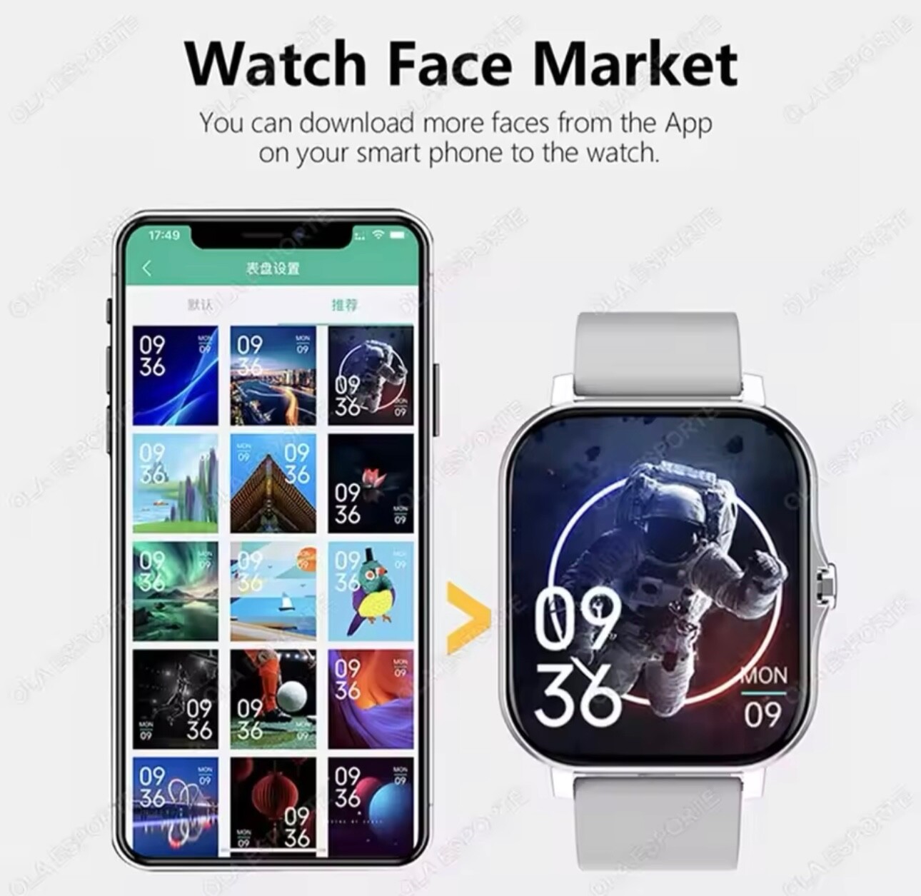 smart watch c26pro Bluetooth for iphone ios android man and Woman gift