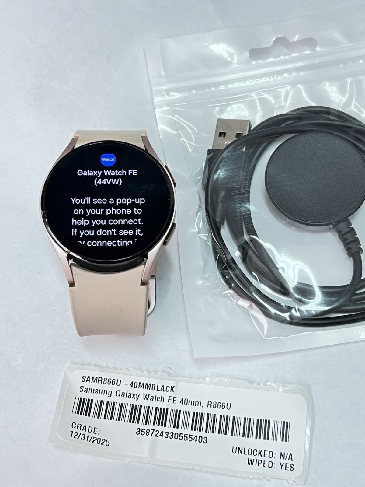 Samsung Galaxy Watch FE 16GB (40mm) (Wi-Fi + Celluler) SM-R866U – Good