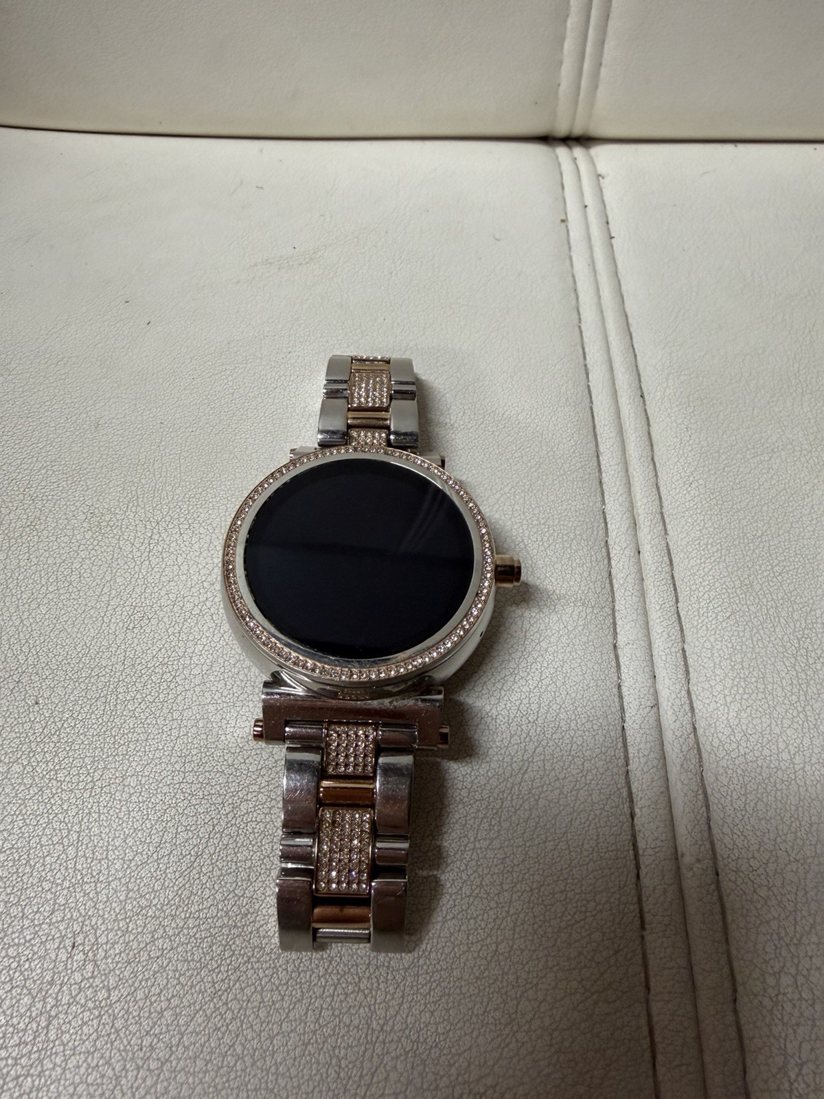 Michael Kors Access DW7E Smartwatch Silver Gold Two-Tone Women’s – For Parts