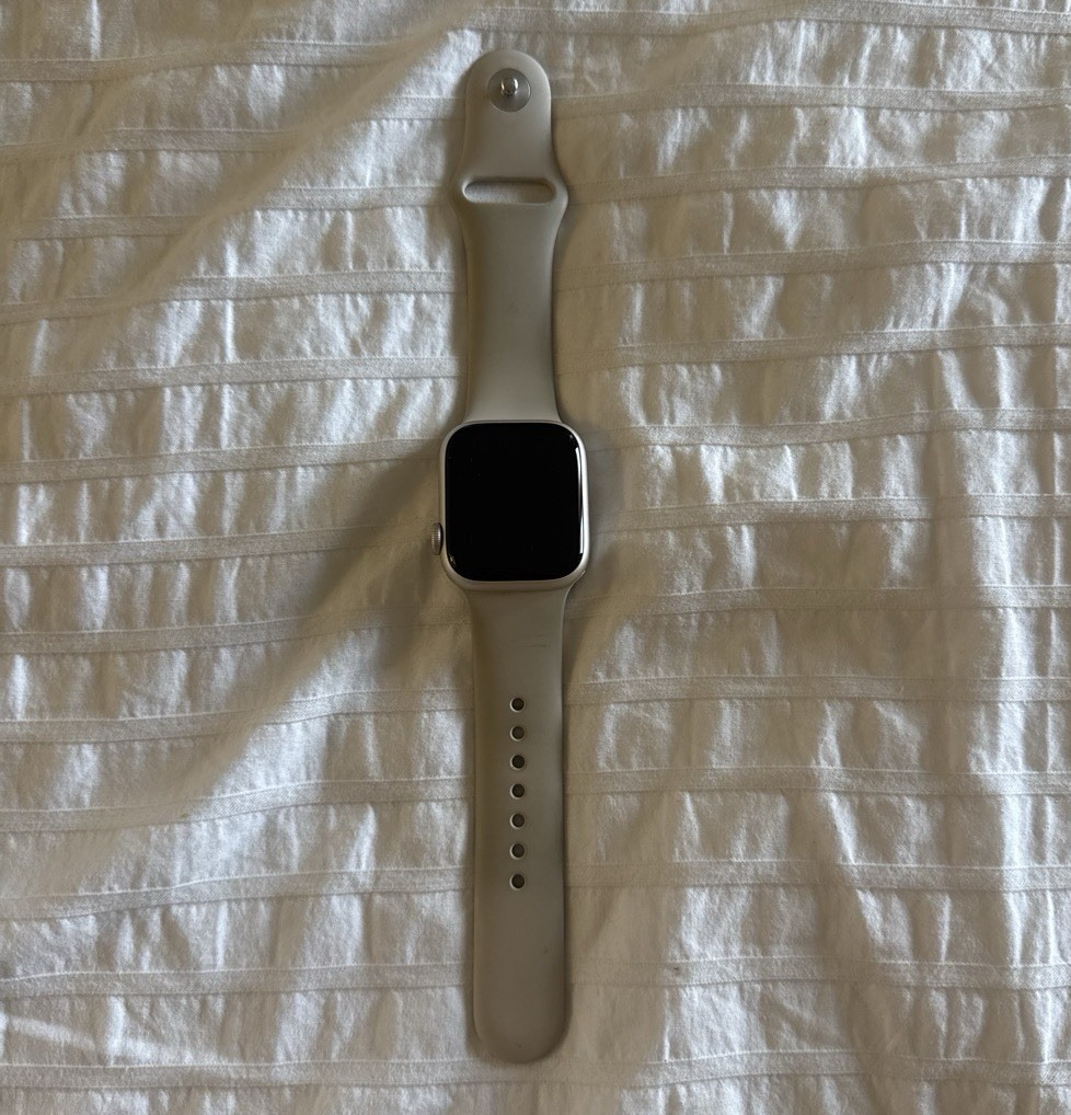 Apple Watch Series 9 41mm Aluminum Case Silicone Band GPS 32GB With Cellular