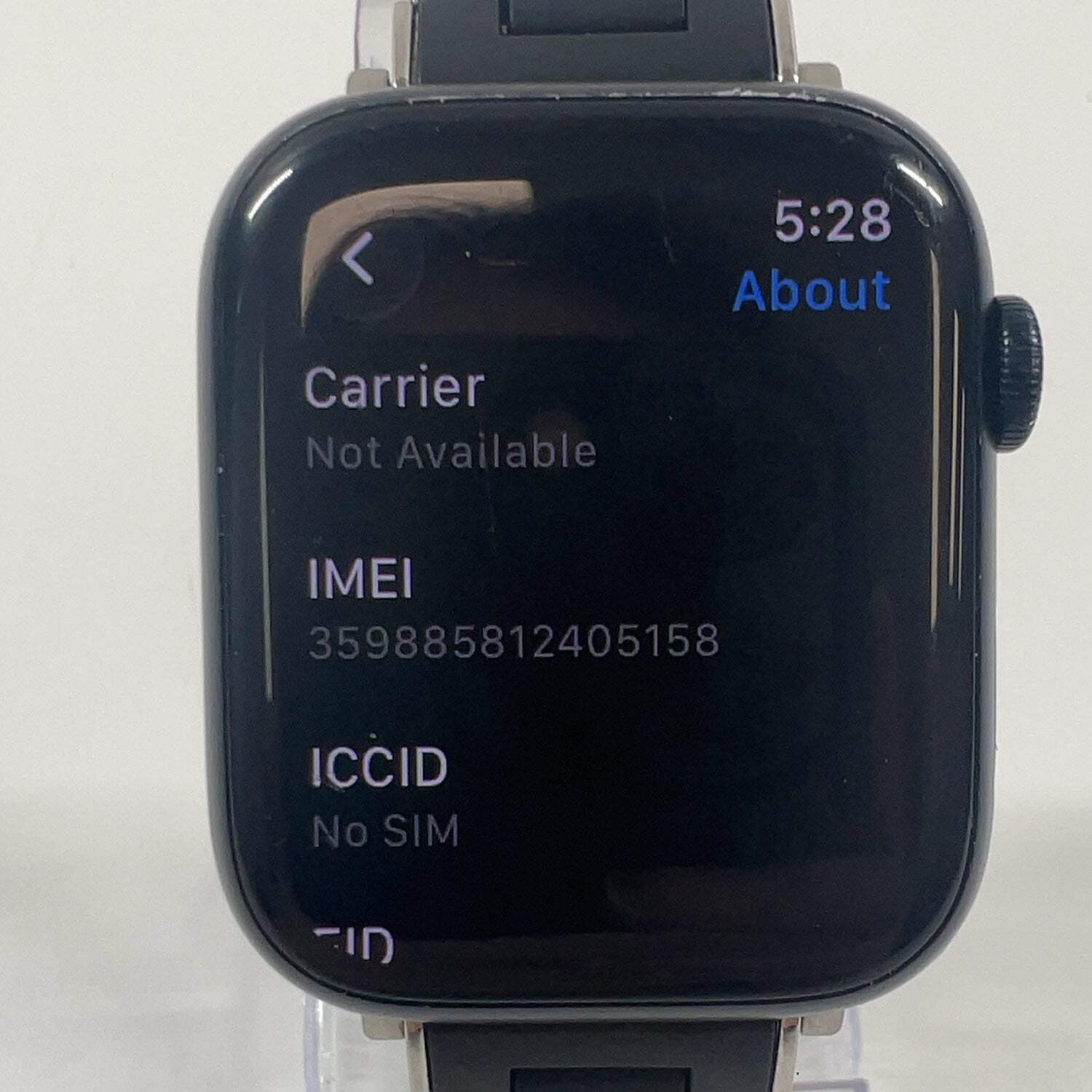 GPS Only Apple Watch Series 8 45MM Midnight Aluminum Aftermarket Band MNVL3LL/A