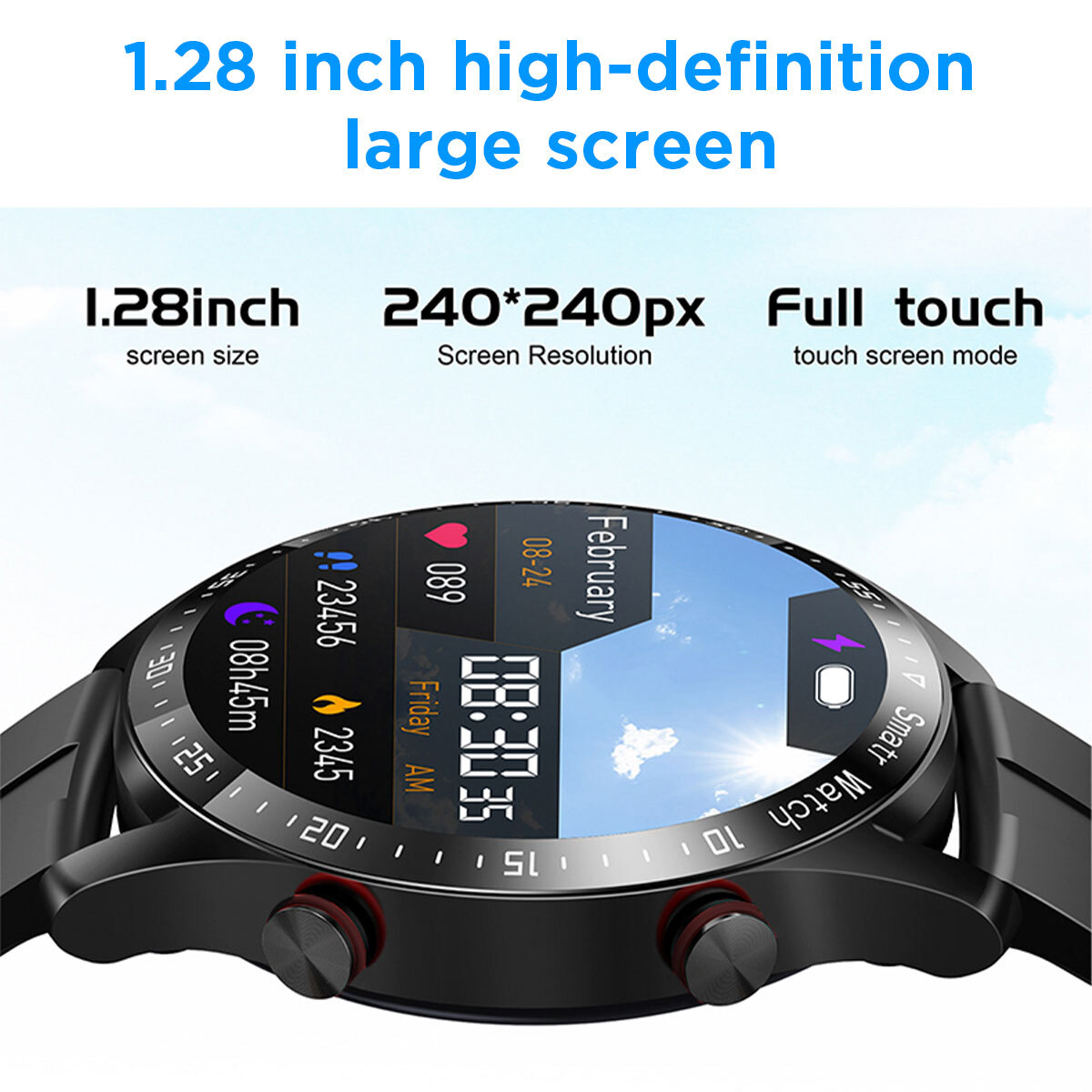Smart Watch Men Women Waterproof Smartwatch Bluetooth iPhone For Samsung