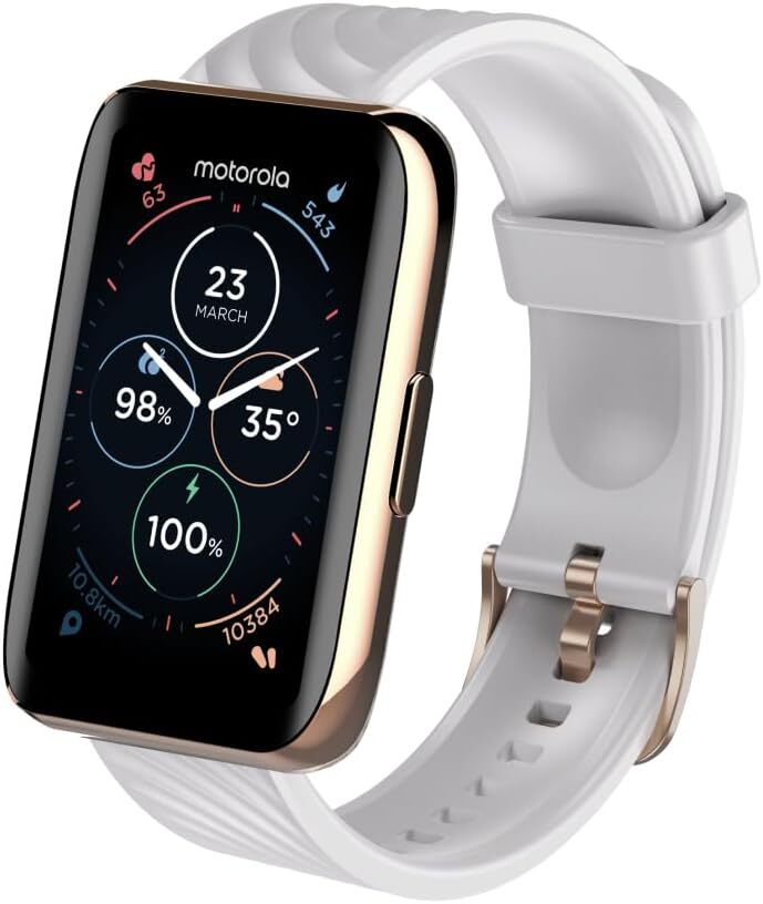 Motorola Moto 40 Bluetooth Smartwatch – Rose Gold – Watch Only MOSWZ40-RG