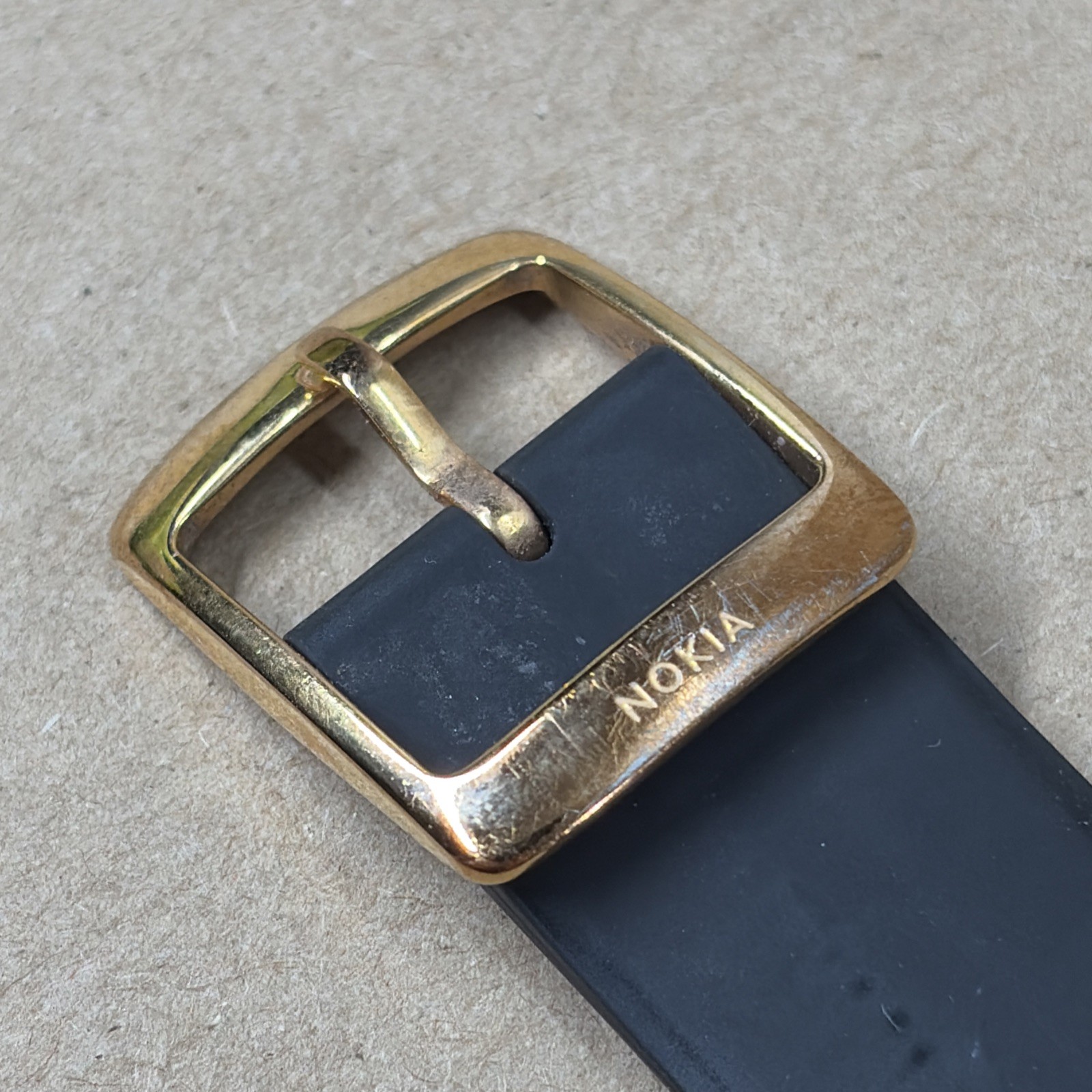 Nokia Steel HR Hybrid Smartwatch Gold Bezel Black Face Tested Works