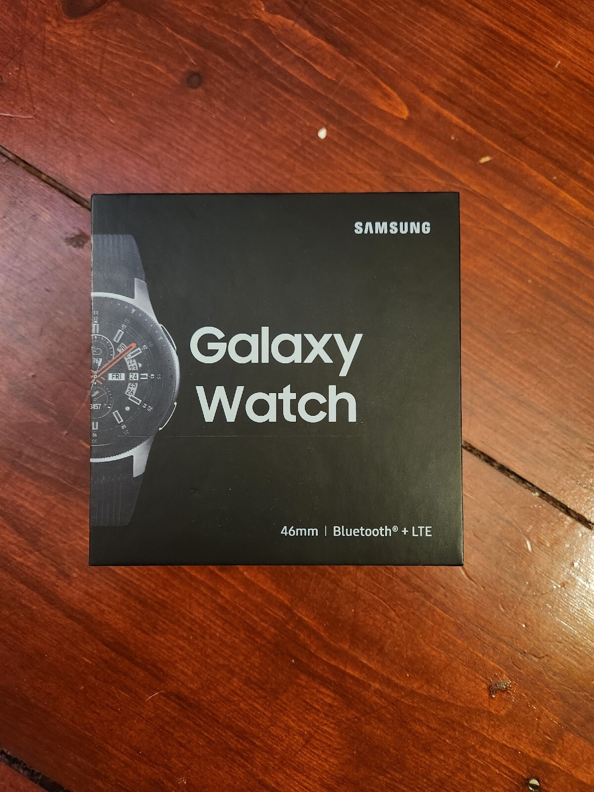 Samsung Galaxy Watch 46mm Silver Case Classic Buckle Onyx Black -…