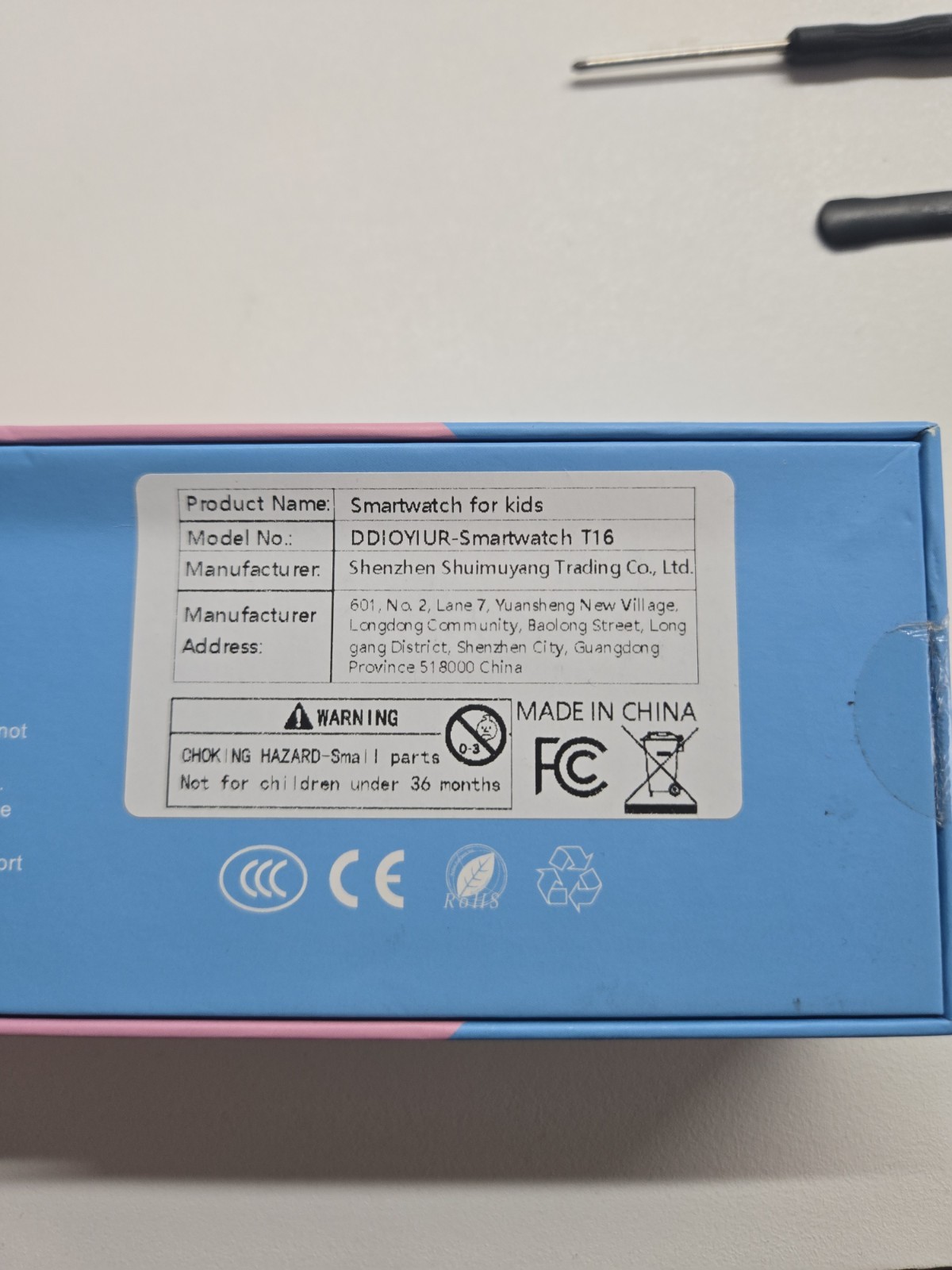 4G Kids Smart Watch DDIOYIUR T16 Phone Blue Video Call Track Play Photo 3-15 Old
