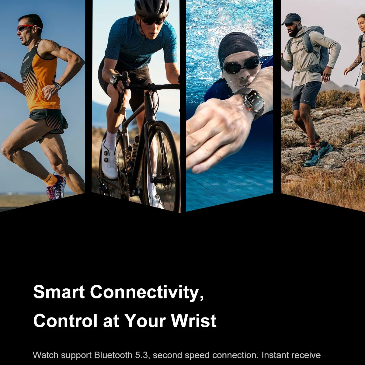 2.01″ Military Smart Watch For Men’s Sport Heart Rate Fitness Tracker Wristwatch