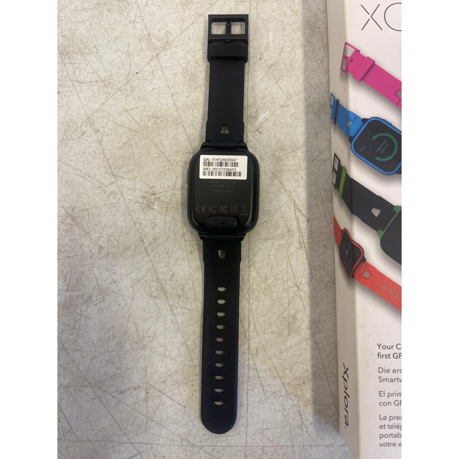 Xplora XGO3 Kids Smart Watch Cell Phone GPS Tracker – Black with SIM Card