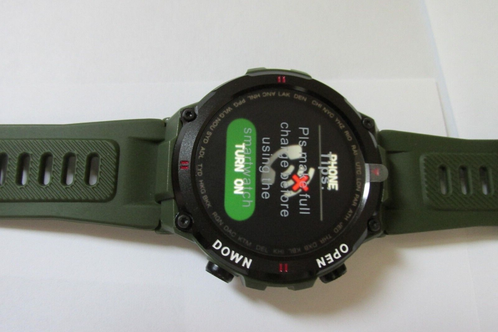 K22 400mAh Sport Smart Watch waterproof IP54-k22/IP68-K27 / Black Band