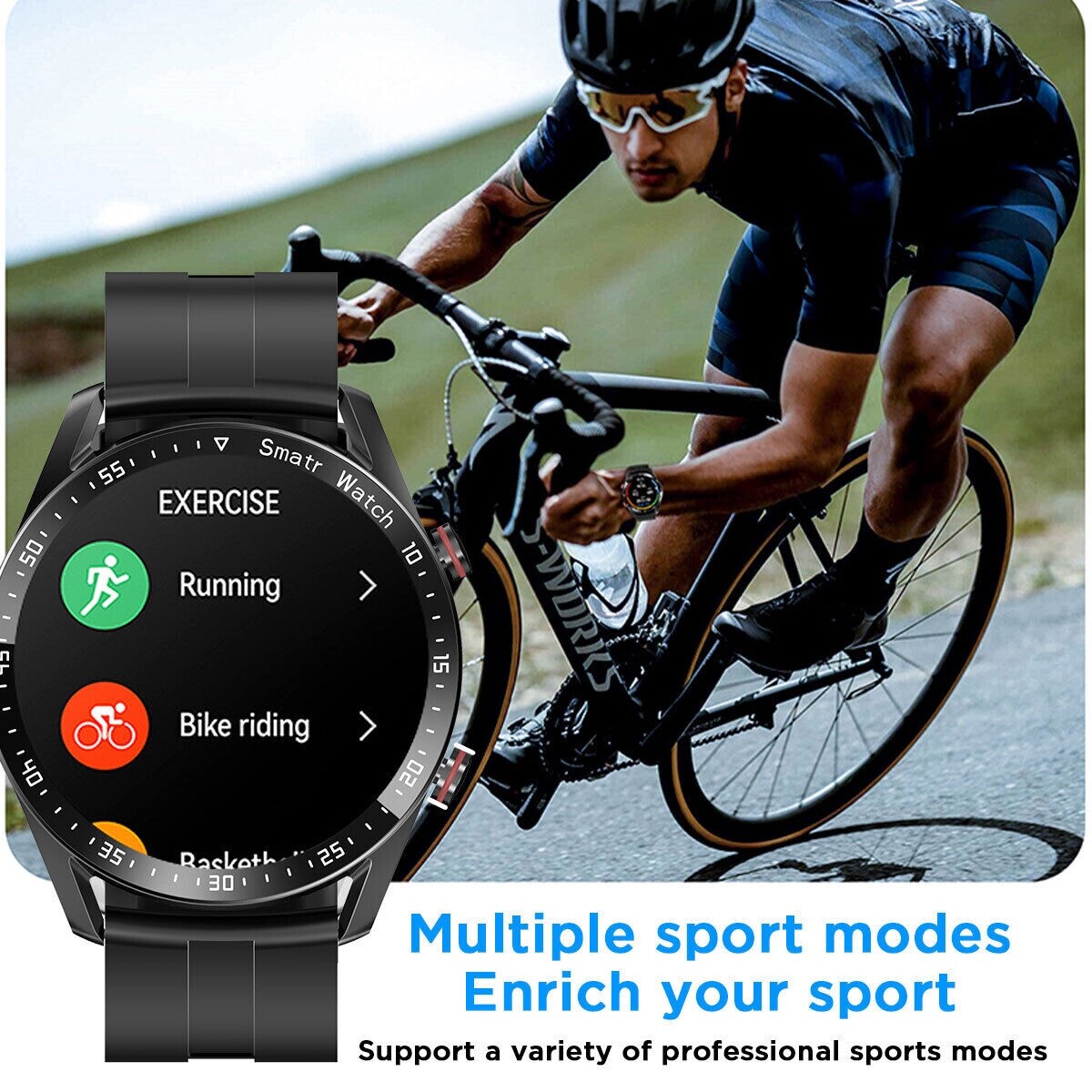 HW20 Smart Watch ECG+PPG For Men/Women Waterproof Bluetooth iPhone Samsung