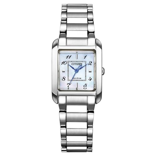 CITIZEN Watch Eco-Drive SQUARE Collection Silver EW5600-87D Ladies NEW