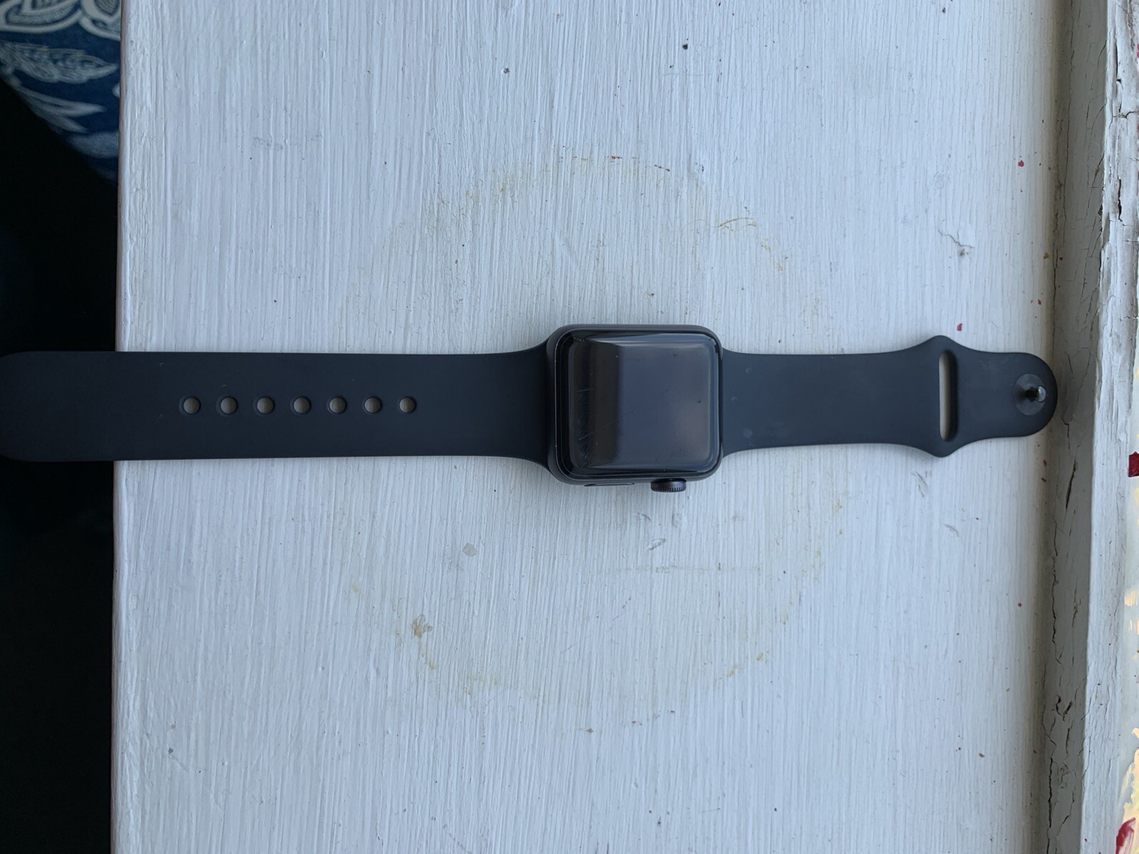 Apple Watch Series 3 38 mm Gray Case Black Aluminium Smartwatch – MTF02LLA