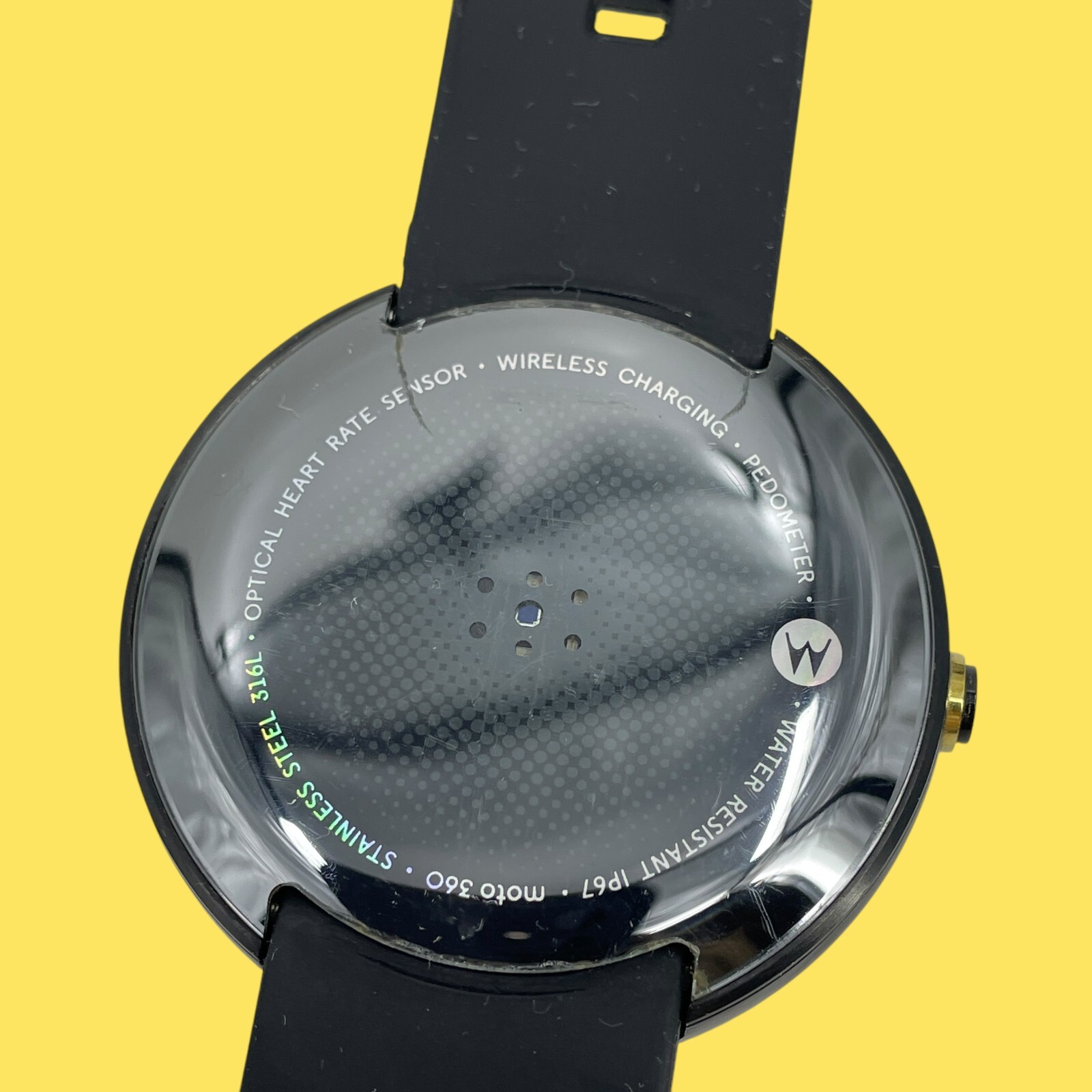 Smart Watch Motorola Moto 360 Sport Watch Black #4513 Z65/170