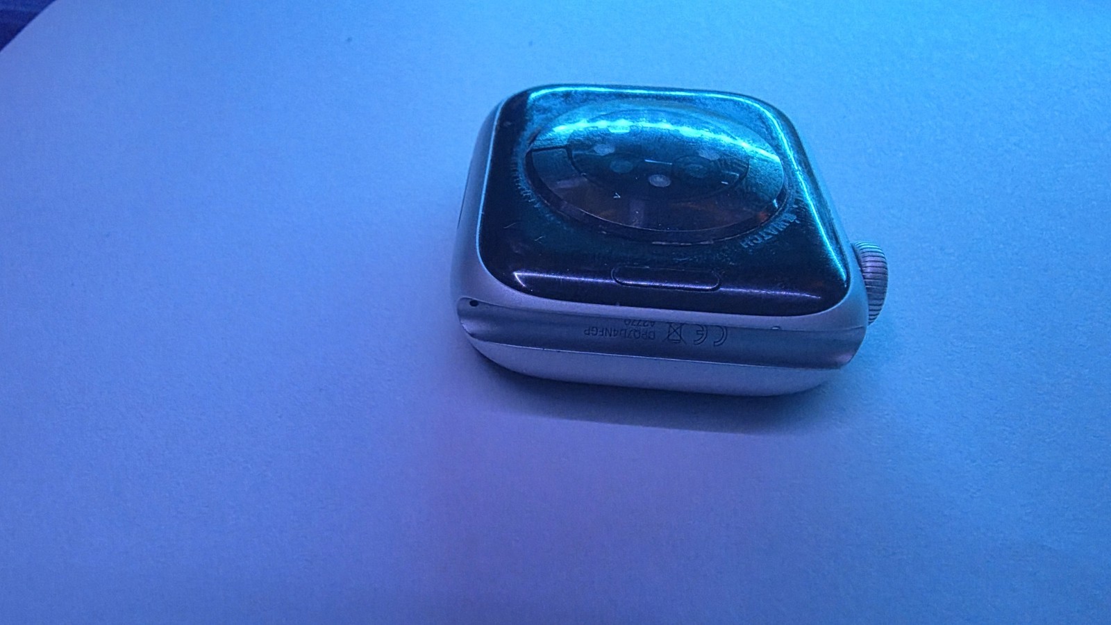 Apple Watch Series 8 GPS Only 41mm Silver Case with Blue Sport Band