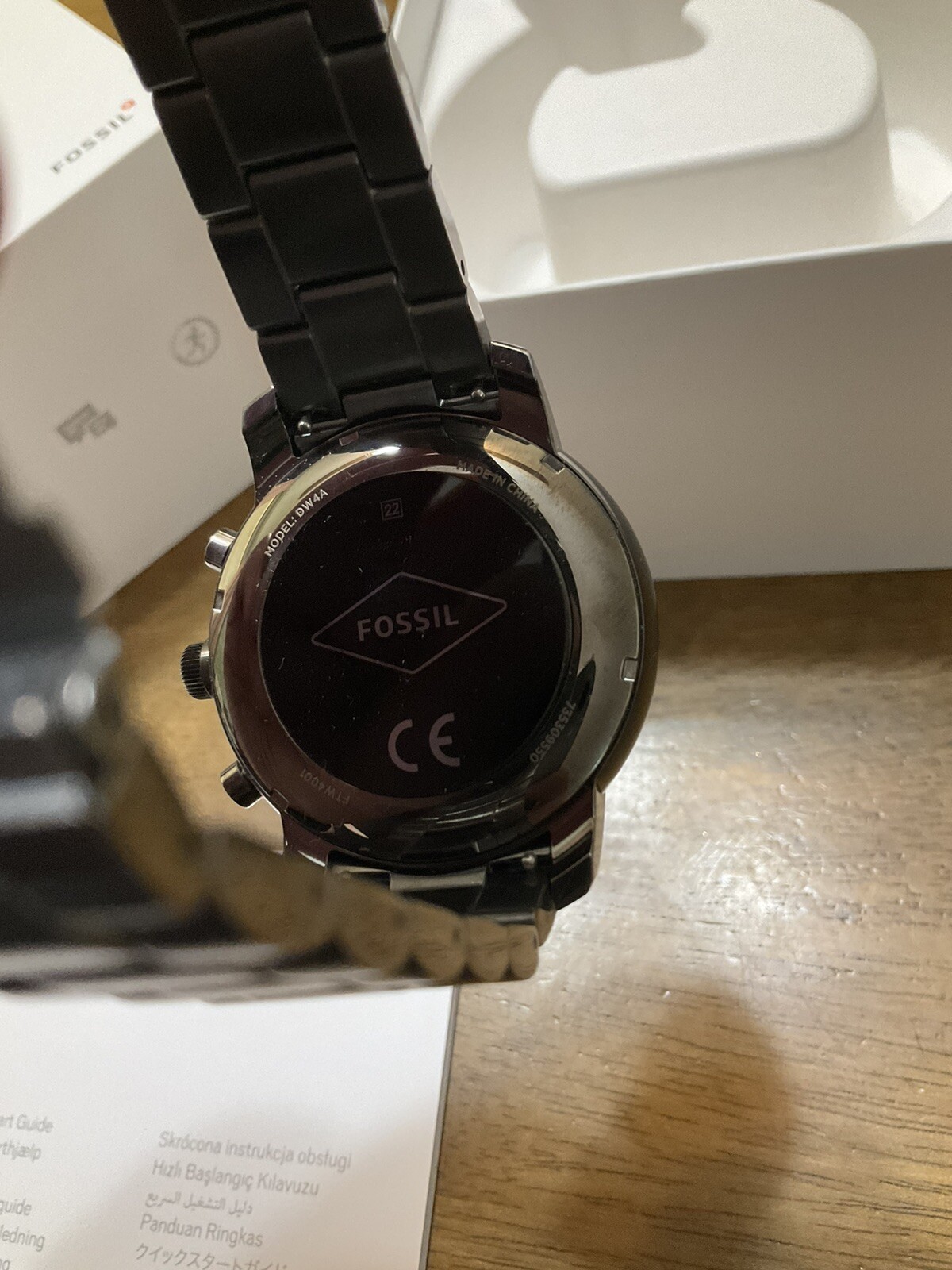 Fossil Q Explorist Gen 3 45mm Smoke Stainless Steel Smartwatch