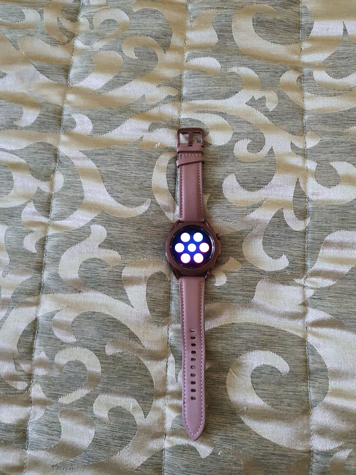 Samsung Galaxy Watch3 SM-R850 41mm Stainless Steel Case with Leather Strap -…