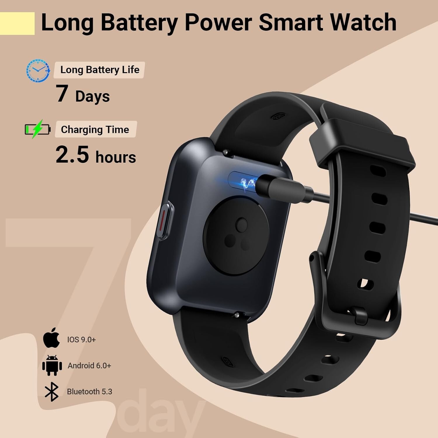 Smartwatch with Alexa – 1.8” Fitness Tracker, Heart Rate, 120 Sports Modes, …