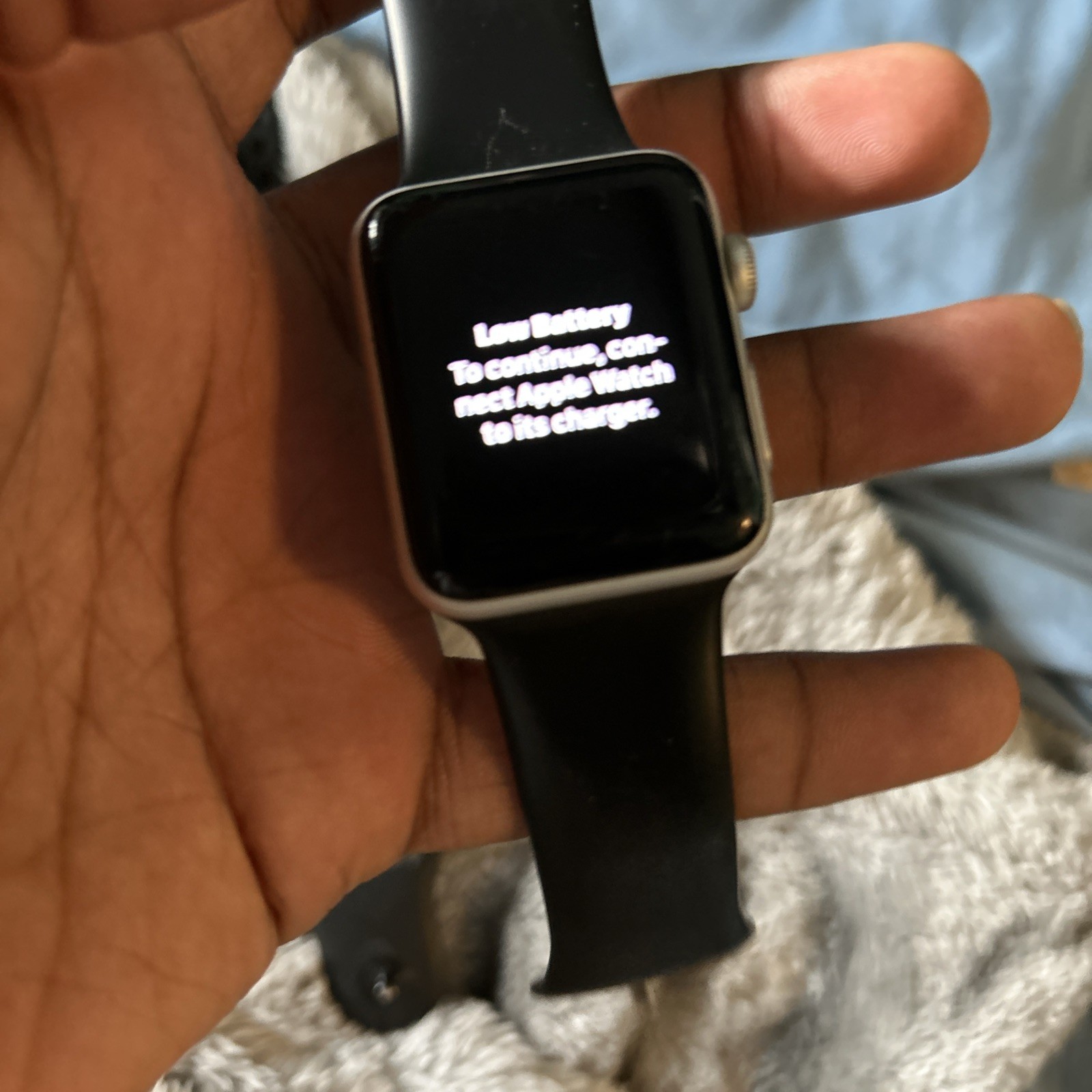 Apple Watch Series 3 42mm GPS Aluminum Black Sport Band Unlocked
