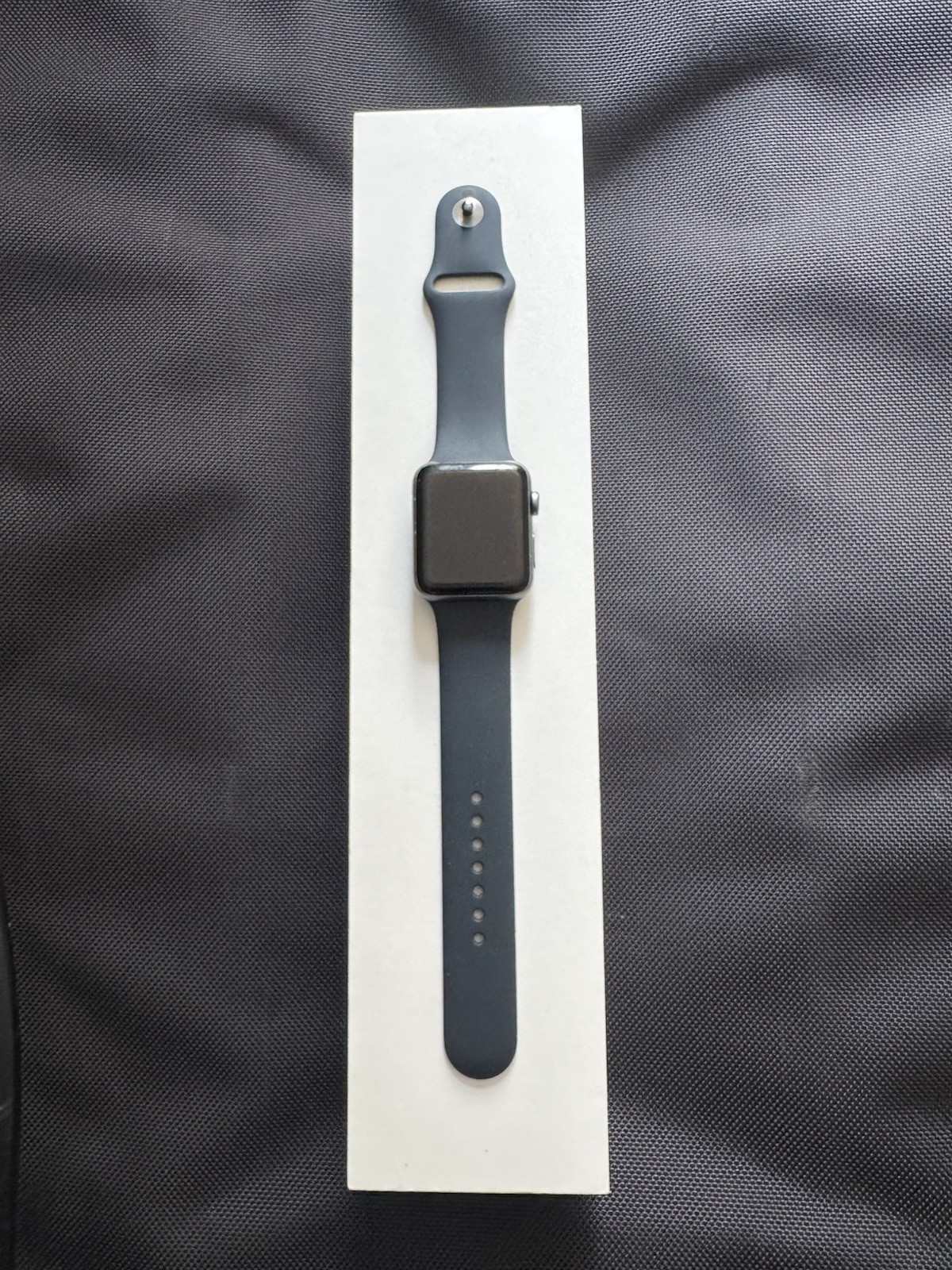 Apple Watch Series 3gps 42 Mm Space Gray Aluminum With Black