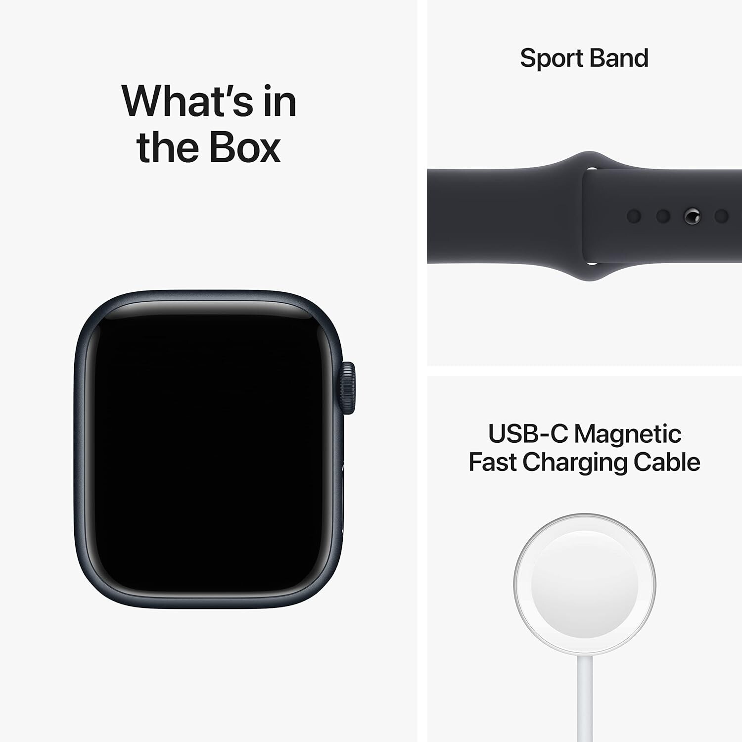 Apple Watch Series 8 45mm Midnight Tracker Blood Oxygen ECG Apps – WATCH ONLY!!!