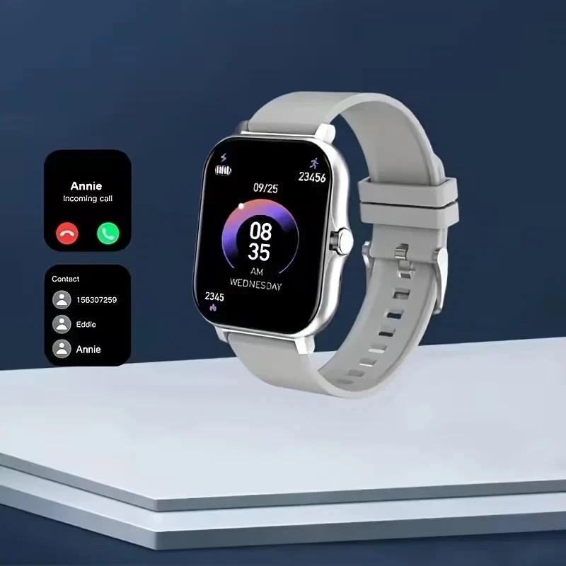 3PK Smart Watch with Wireless Calling Music Playback & Voice Assistant Android/i