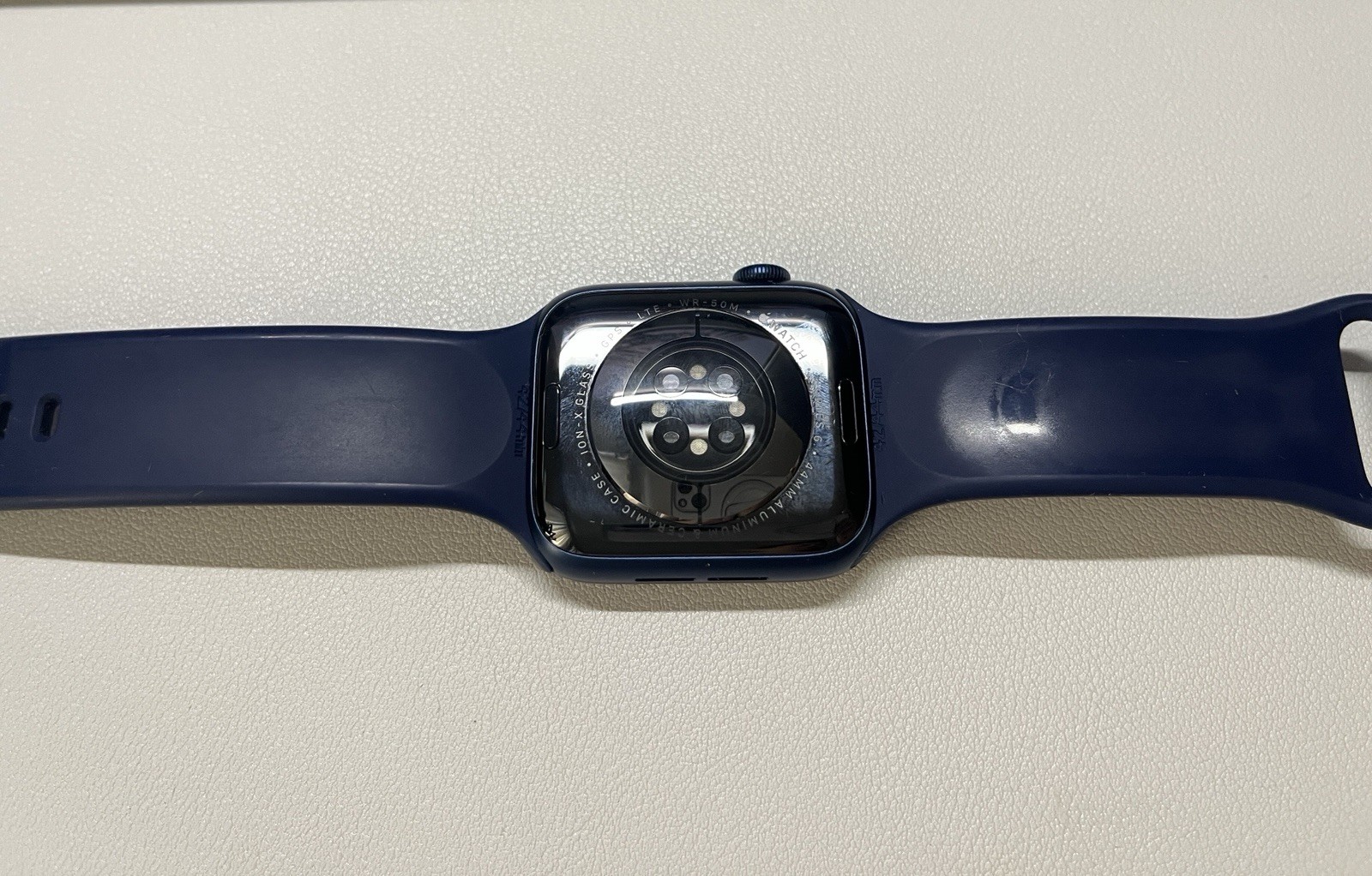Apple Watch Series 6 44mm, Unlocked, Aluminum Midnight Navy With Bands & Case