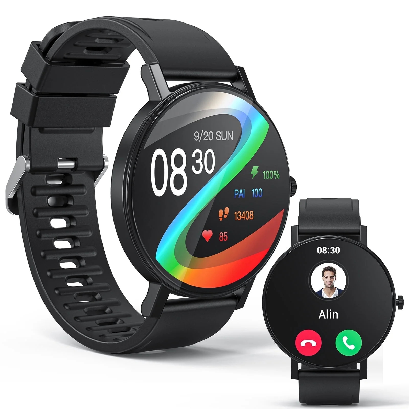 Smart Watch TouchScreen Smartwatch IP68 Waterproof Bluetooth 5.3 Fitness Tracker