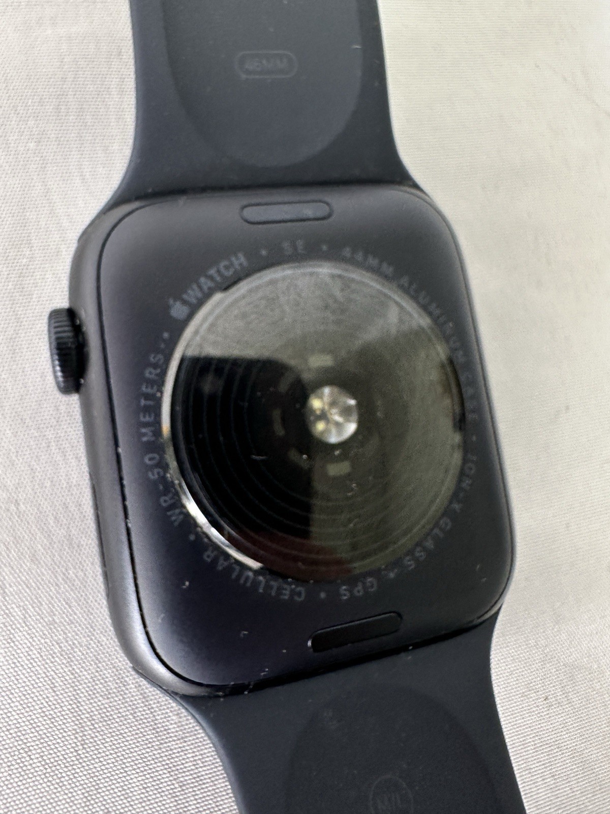 Apple Watch SE 3rd Gen 44mm Black With Black Band Cellular