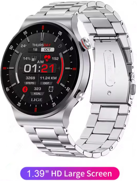Smart Watch for Men Bluetooth NFC Blood Oxygen Heart Rate Sports Fitness Tracker