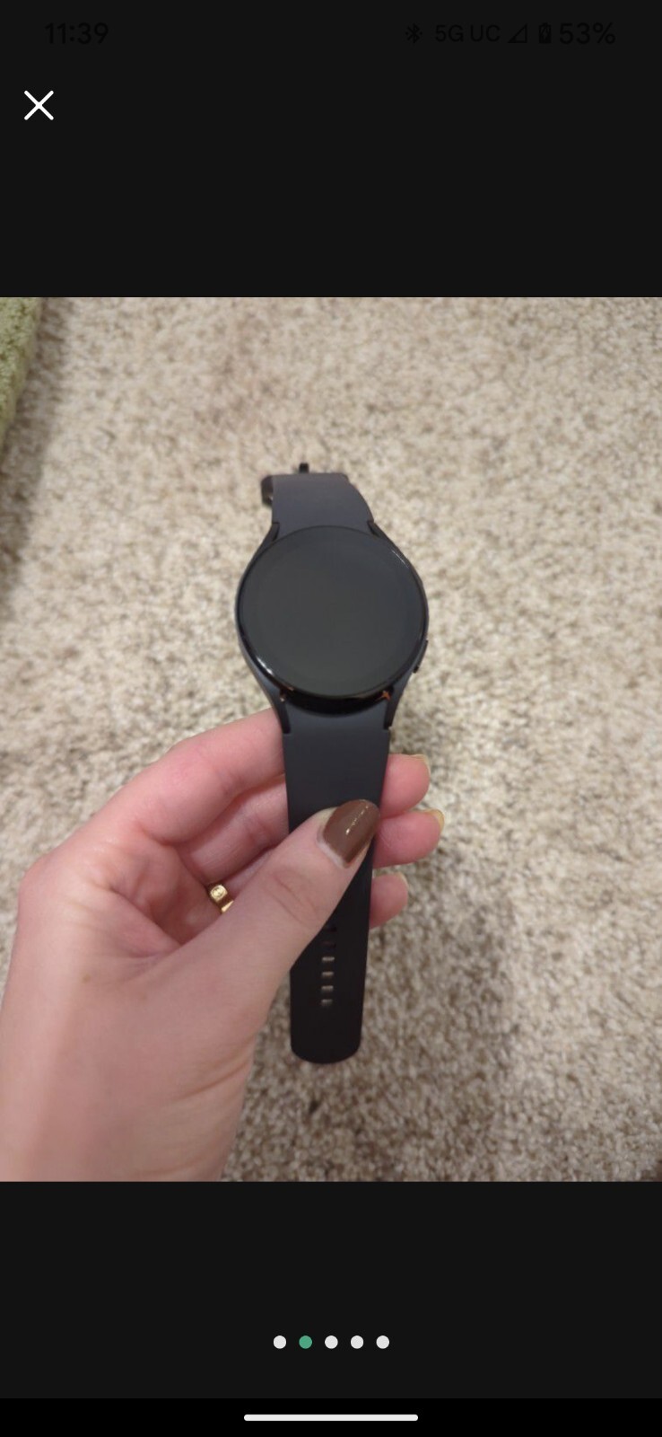 Samsung Galaxy Watch 5 44mm GPS Bluetooth Graphite Smartwatch SM-R910NZAAXAA
