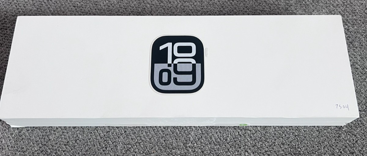 Apple Watch Series 10 42mm GPS Cell Silver Case Denim Sport Band S/M MWX33LW/A