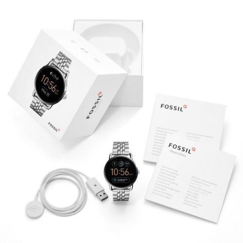New Luxury Fossil Q Wander Gen 2 Stainless Steel Touchscreen Smartwatch (Unisex)