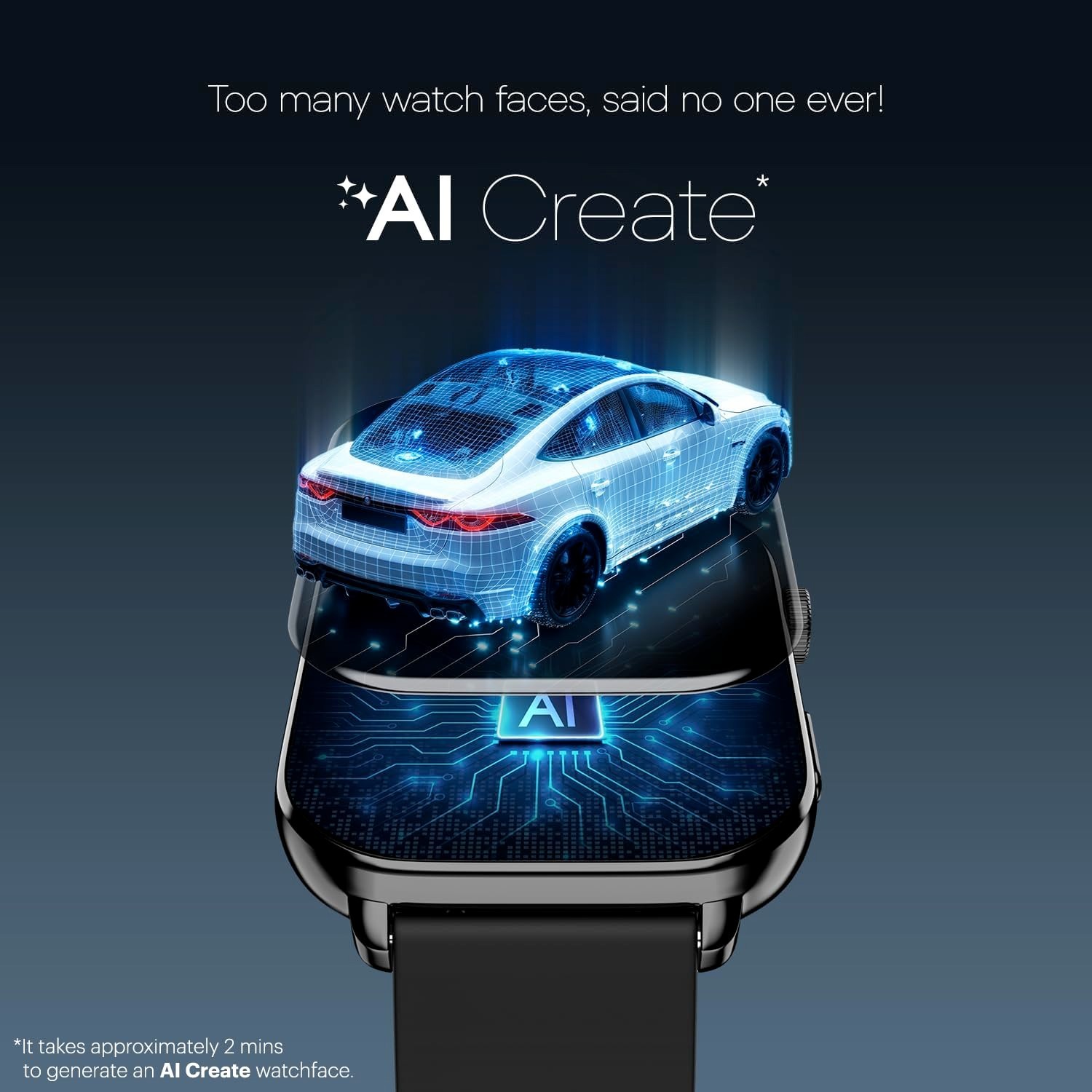 Noise Pulse 4 Max AI Smart Watch 1.96″ AMOLED Metallic Fitness Tracker Silver