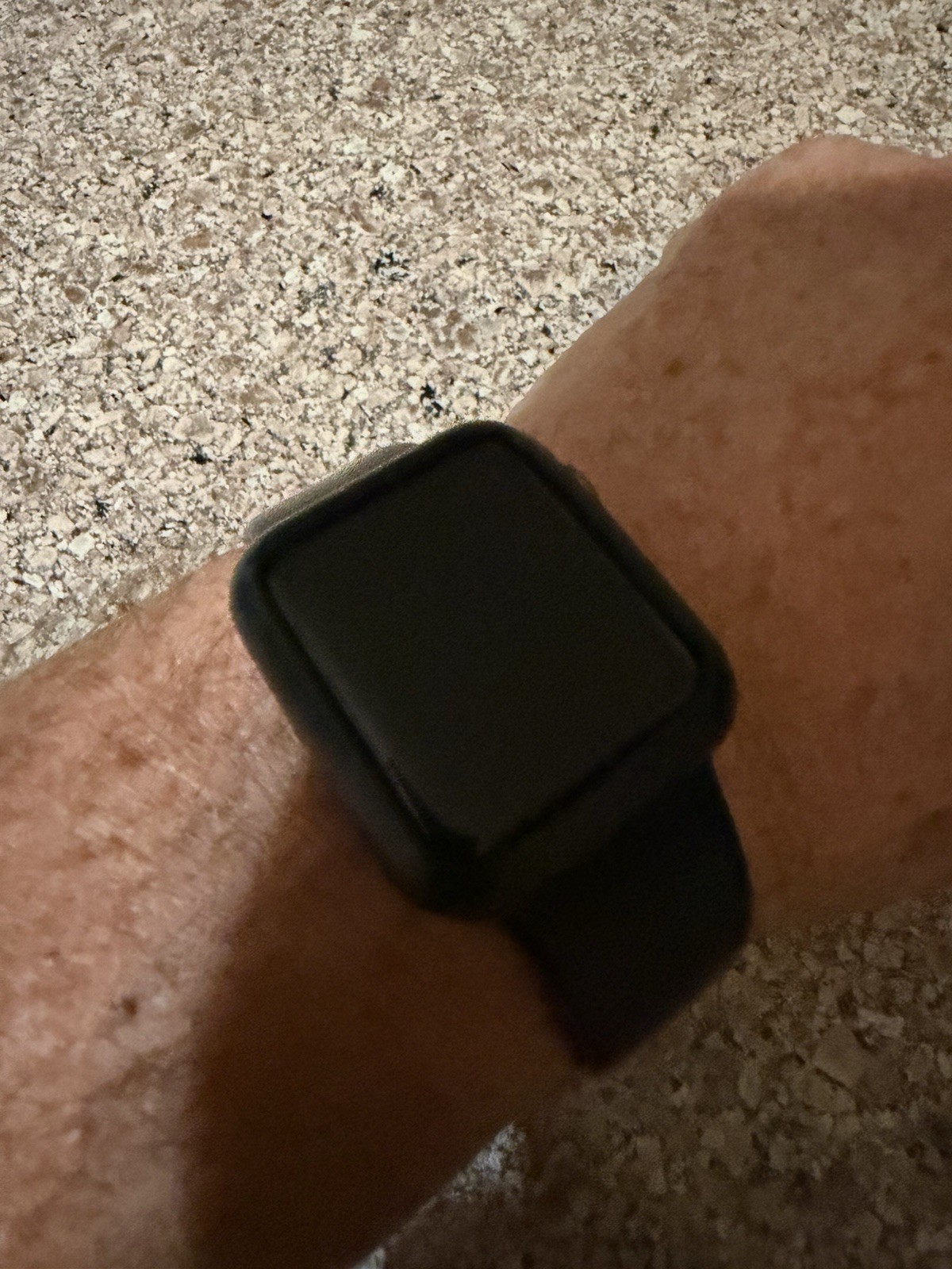 Apple Watch Series 3 38 mm Gray Aluminum Case with Black Aluminium Band…