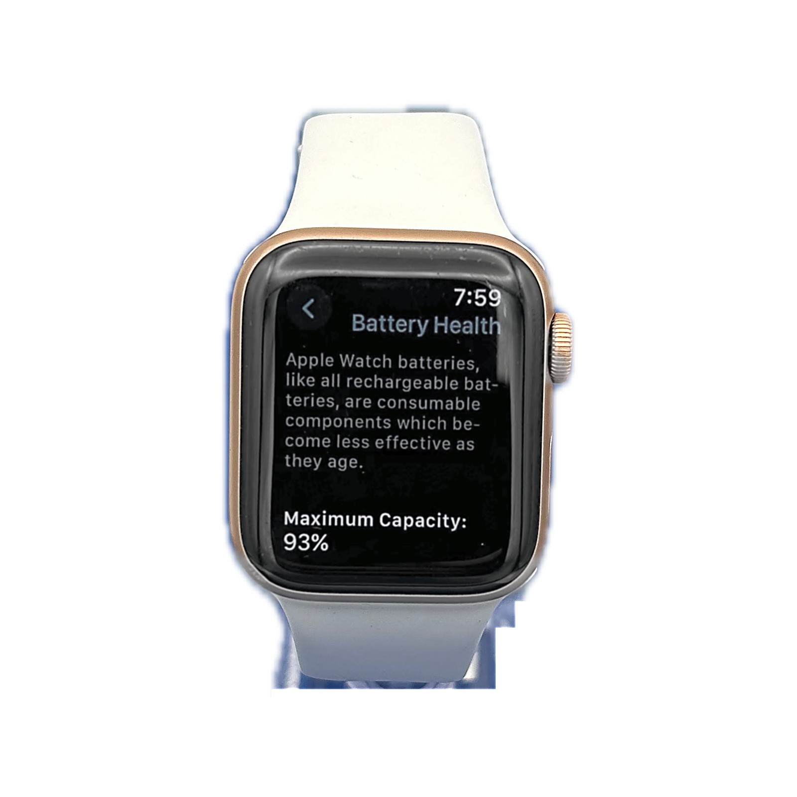Apple Watch Series 4 40mm GPS+Cellular Rose Gold Aluminum LTE White Sport Band