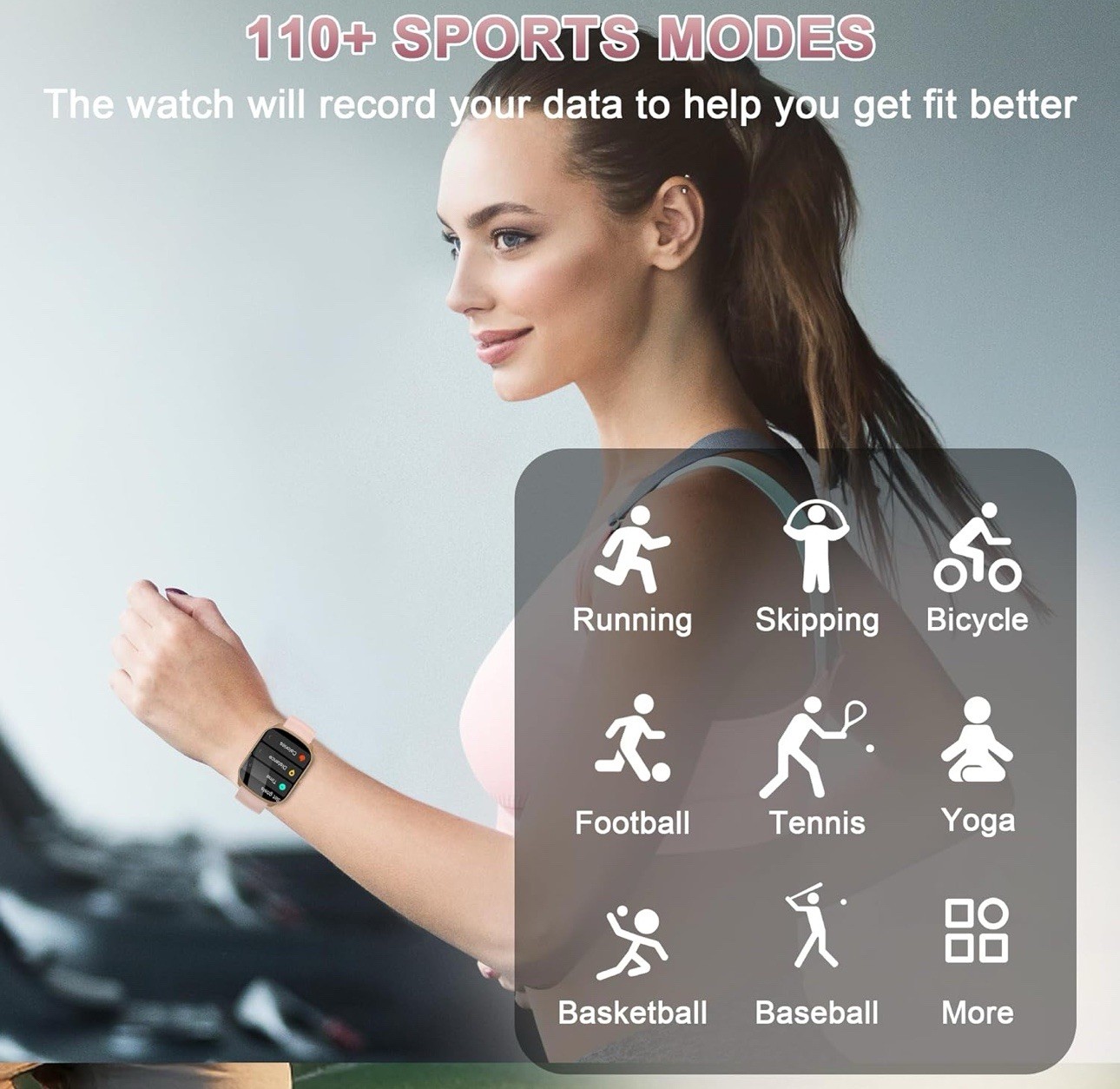 Stecei Smart Watch, Curved Screen, Fitness Tracker, Waterproof – NEW