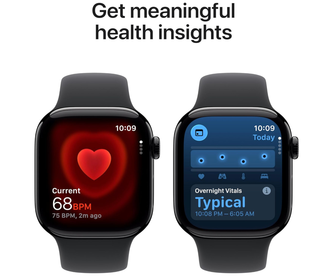 Apple Watch Series 11 42mm GPS Jet Black Case w Black Sport Band MEQT4LW/A