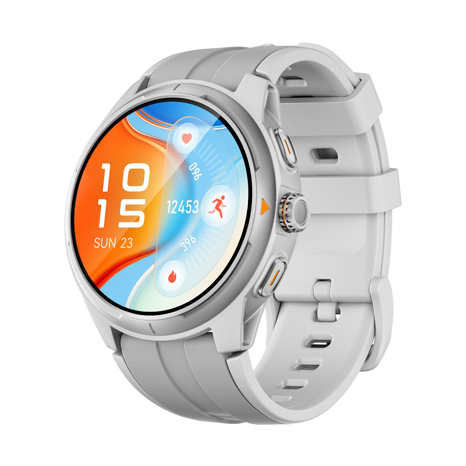 42mm GPS Sports Watch with Heart Rate, Blood Oxygen & Step Counter for Running