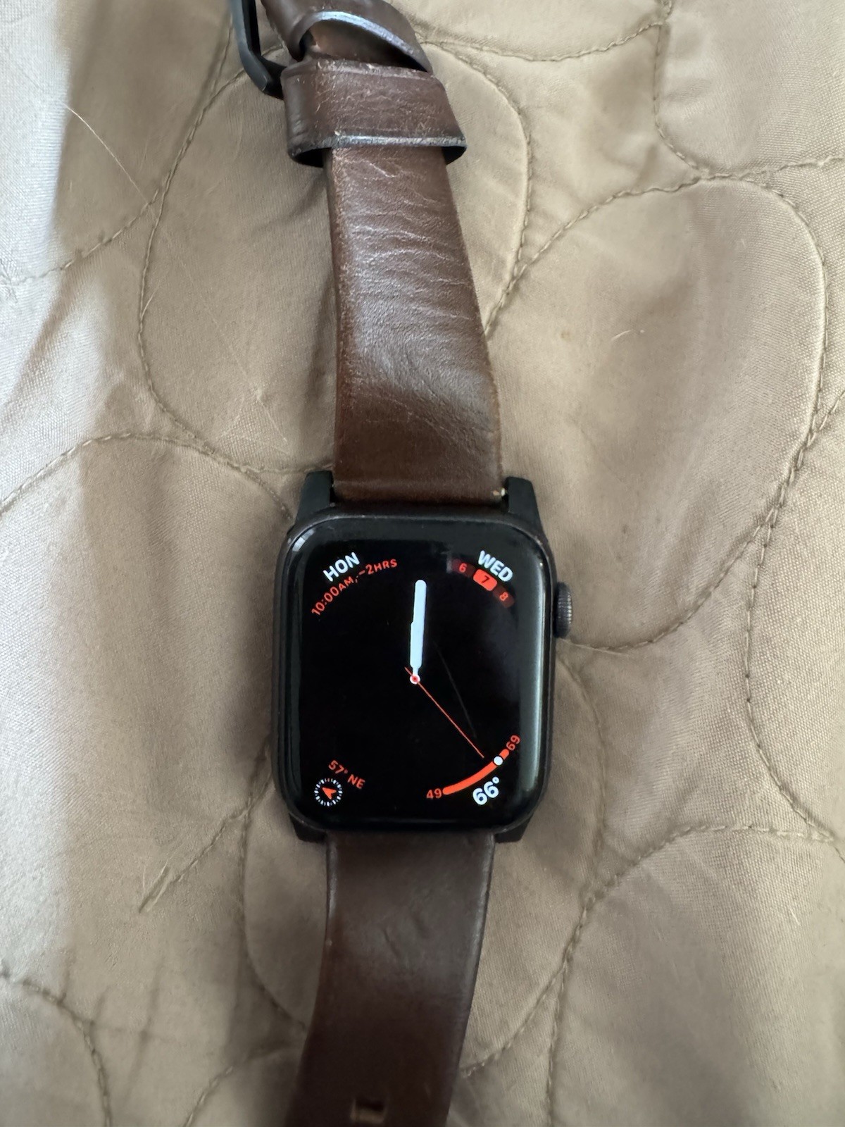 Apple Watch Series 6 44mm 32GB Unlocked Space Gray Aluminum A2294 Good Cond