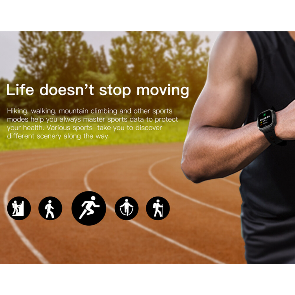 Smart Watch for Men 4G WiFi GPS Android 8.1 Unlocked Call Watch Camera 2GB+16GB