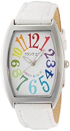 Frank Miura Zero Unit Greco-Roman Style Leather Strap Colorful White FM00K-CRW