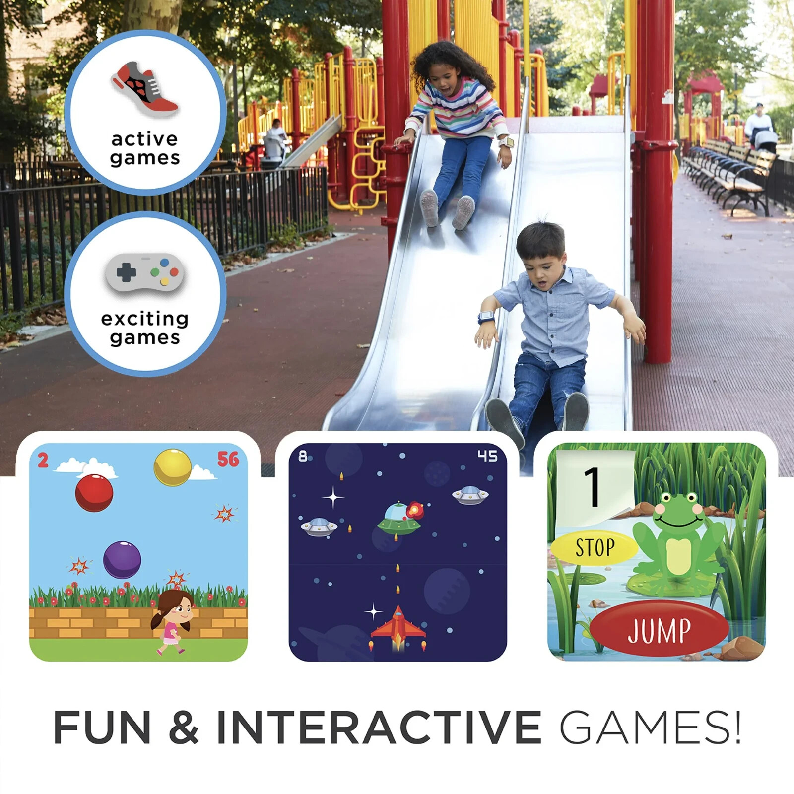 PlayZoom iTech Jr Kids Smartwatch – Space | Camera, Games, Touchscreen *NIB*