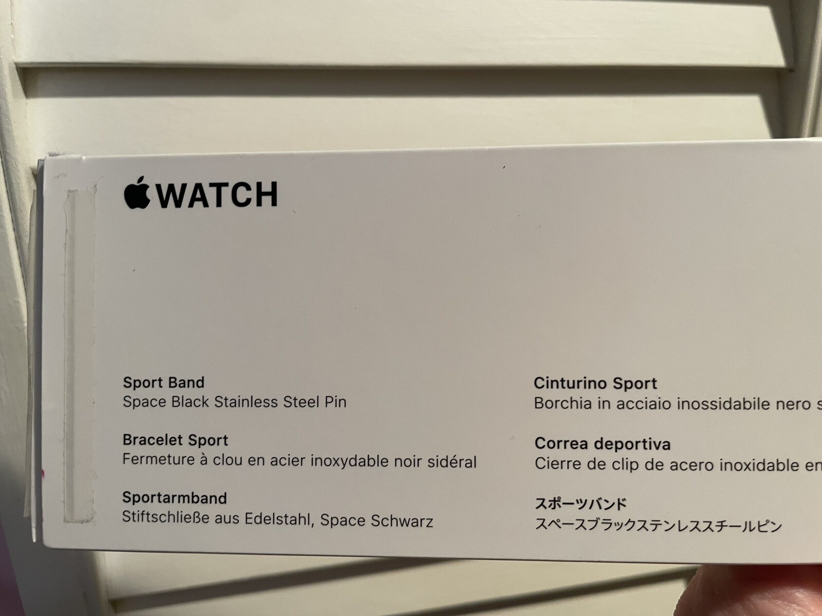 Apple Watch Series 5 44mm Space Gray Aluminum Case with Black Sport Band – S/M &