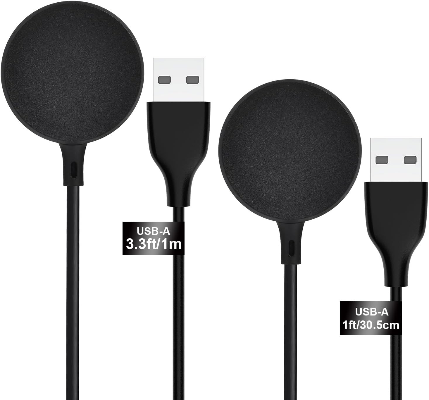 2-Pack USB Charging Cable for Samsung Watch Charger, Galaxy Watch6/6 Classic/5/5