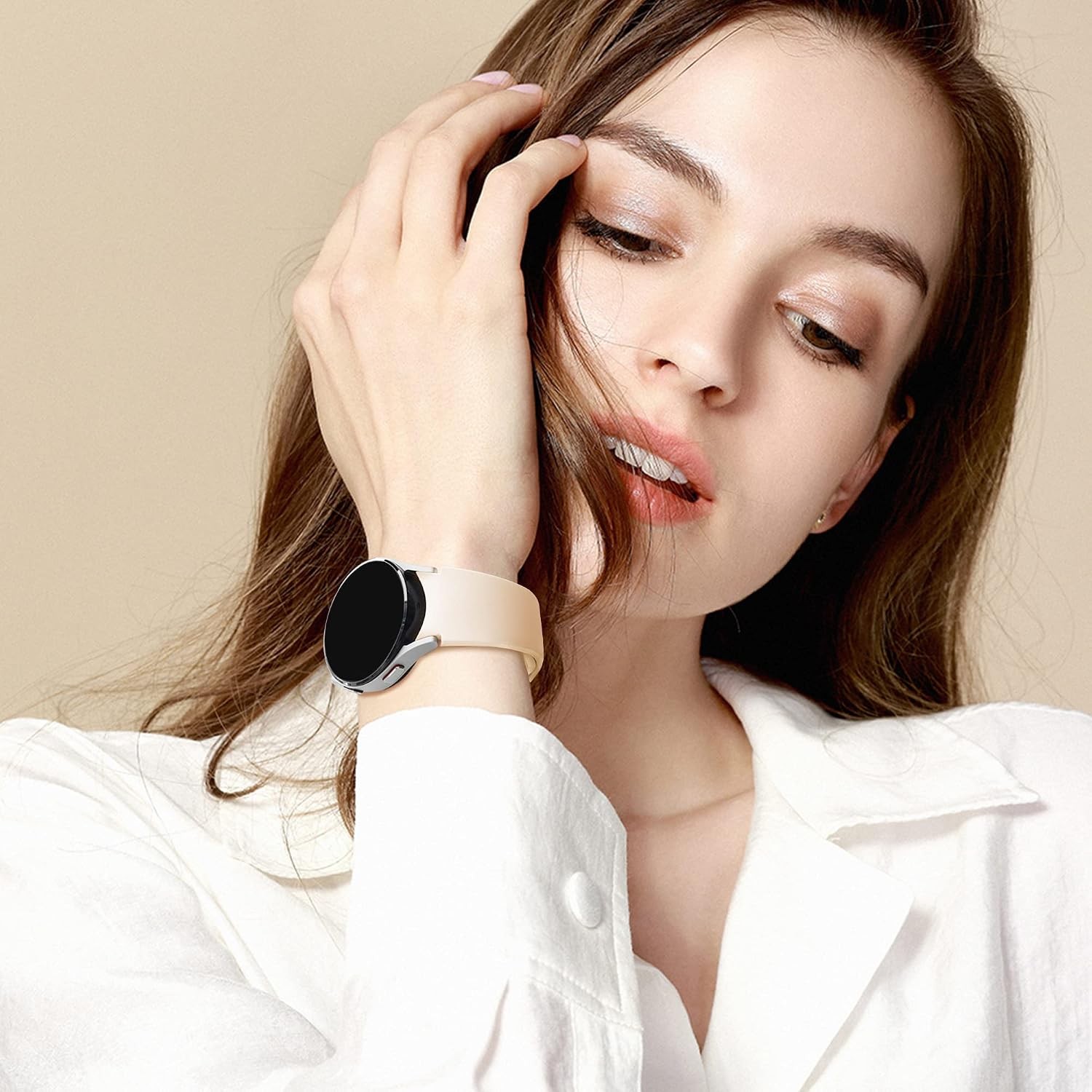 No Gap Band 10 Pack for Samsung Galaxy Watch 7 40mm 44mm – HSWAI Slate Color