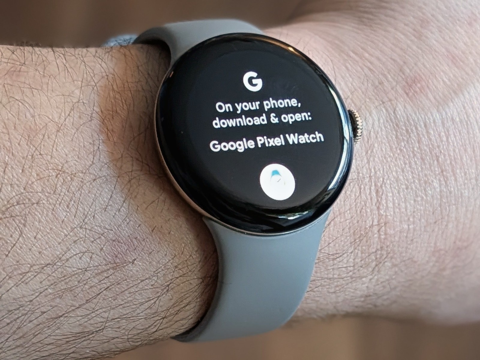 Google Pixel Watch 2 Champagne Gold – Hazel band