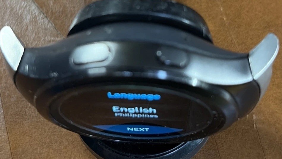 Samsung Gear S2 Sport SM-R720 Smartwatch Black Tested Works