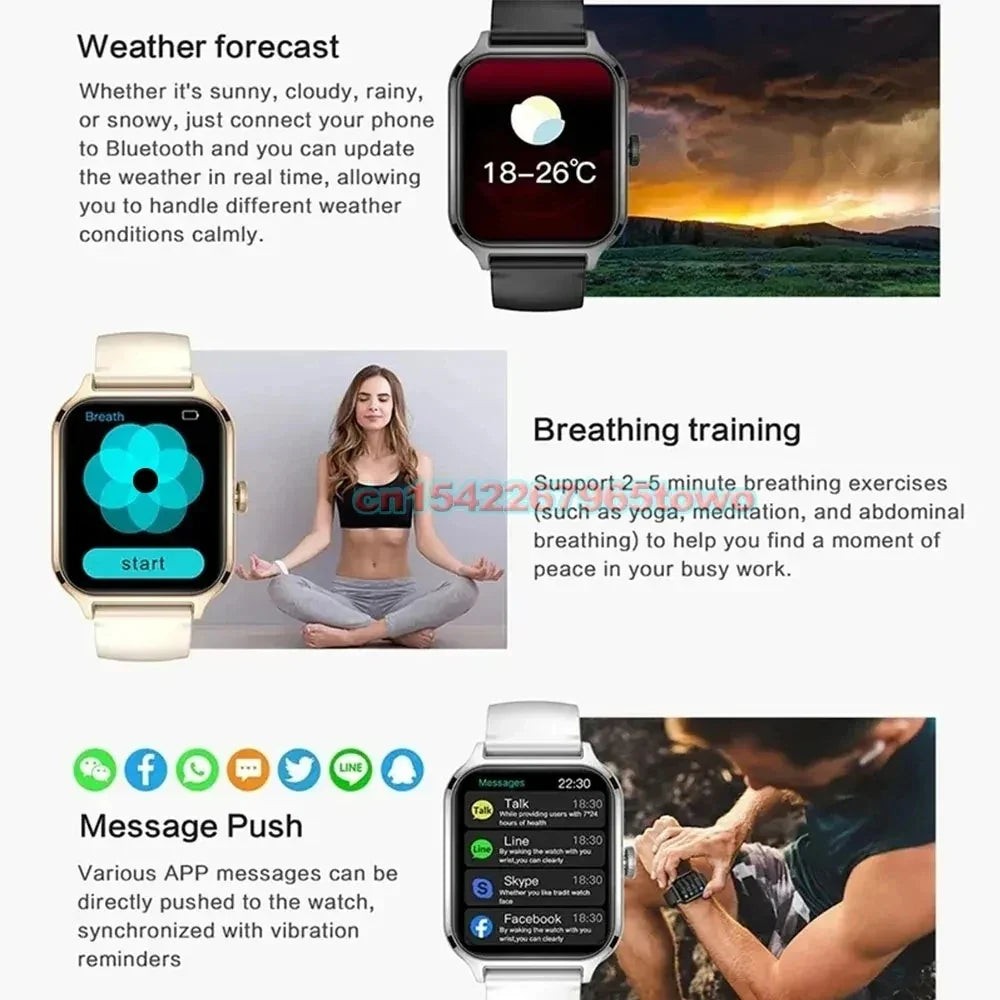 Android Bluetooth 1.83-Inch Smartwatch – Stay Connected!”