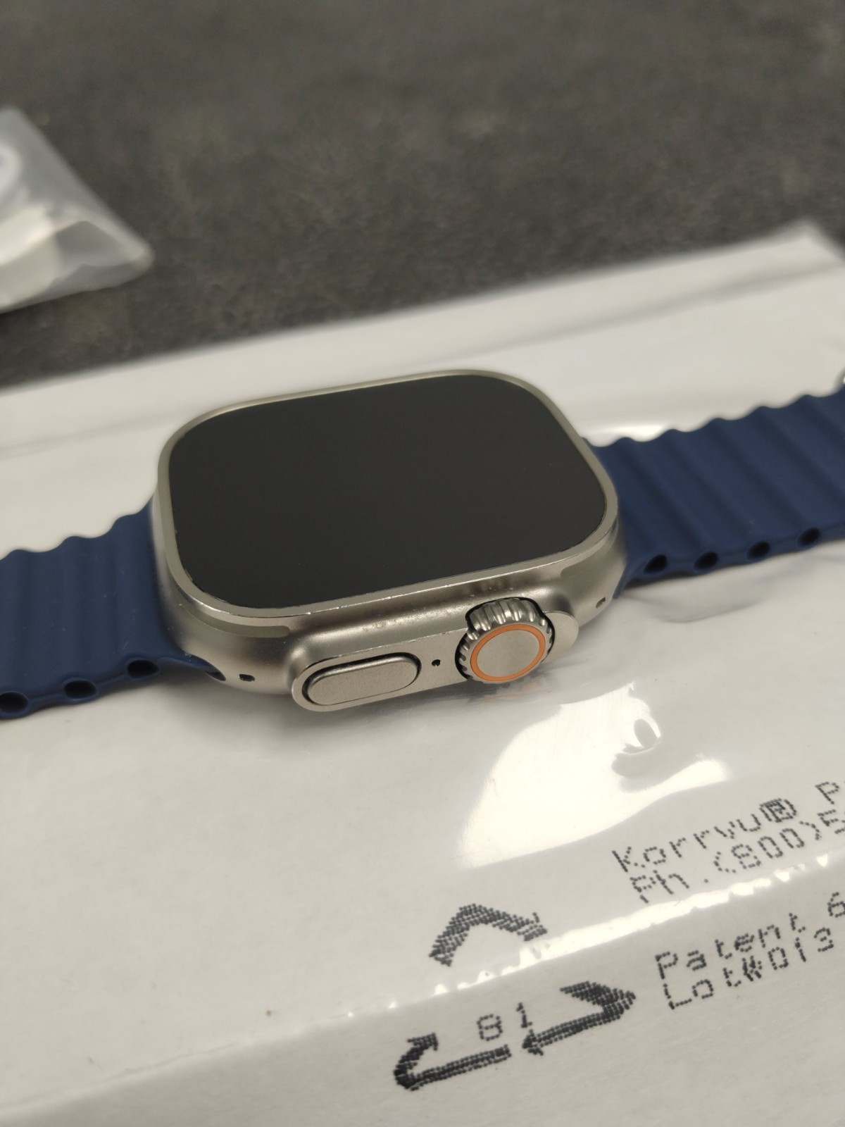 Apple Watch Ultra 2 Smartwatch GPS+Cellular 49mm Titanium Case Blue Ocean Band