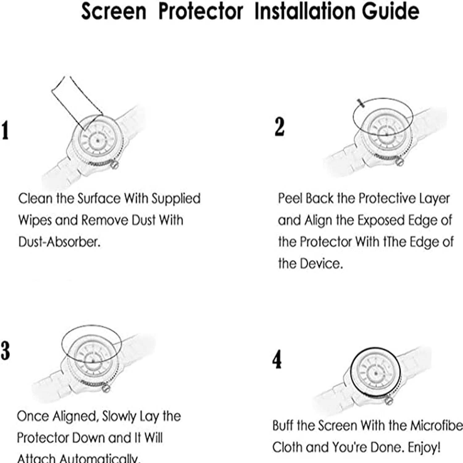 9H Tempered Glass Screen Protectors 3 Pack for DEKELIFE AK57 1.52 Inches
